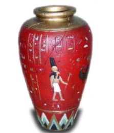 Vase gyptisch rot 63 cm