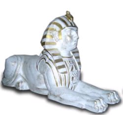 Sphinx white gold 41 cm