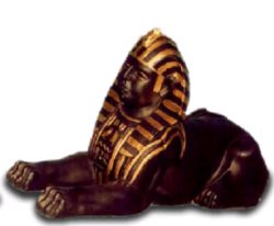Sphinx schwarz gold 41 cm