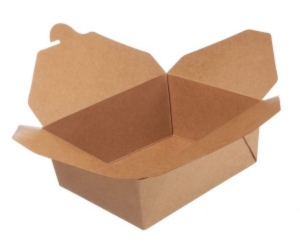 Caja snack para llevar caja L, 1200ml 100 piezas