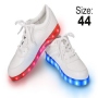 LED Schuhe Farbe wei Gre 44
