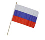 Fahne an Holzstab Russland
