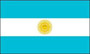 Fahne Argentinien