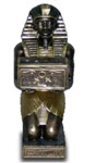 Faraon z skrzynia braz 56 cm